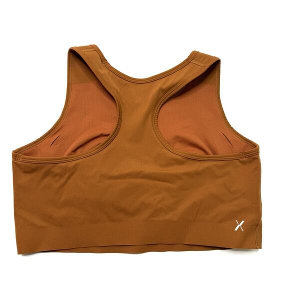 Knix Sports Bra in Rust Orange - Picture 3 of 12